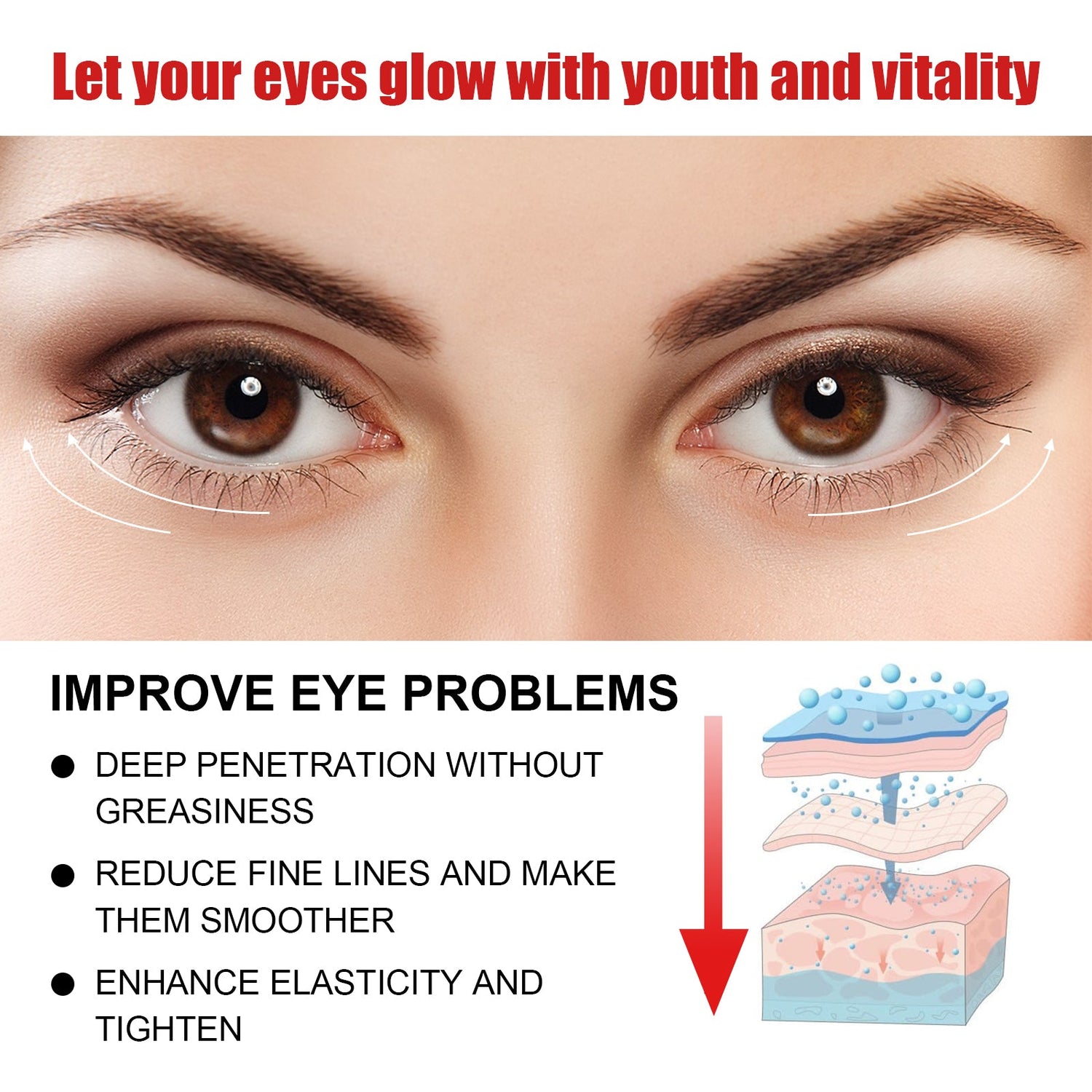 Nourishing And Moisturizing Eye Cream Keeps The Skin Around The Eyes Soft And Moisturized With A Gentle Daily Eye Cream