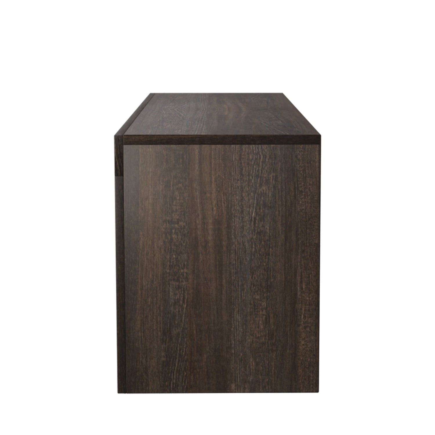20 minutes quick assembly brown simple modern TV stand cabinet Brown + whiteTV bracket