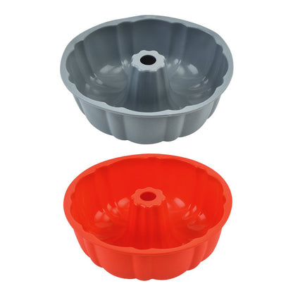 10-inch Non-Stick Silicone Bundt Pan - Multipurpose Baking Mold for Cakes, Jello &amp; Gelatin
