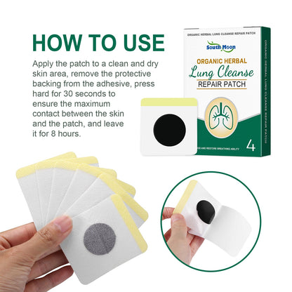 Organic Herbal Lung Cleanse Repair Patch, Relieve Nasal Discomfort Nasal Cleansing Repair Body Care