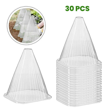 30 Reusable Square Planting Tents. Protect plants from birds, frost &amp; snails.