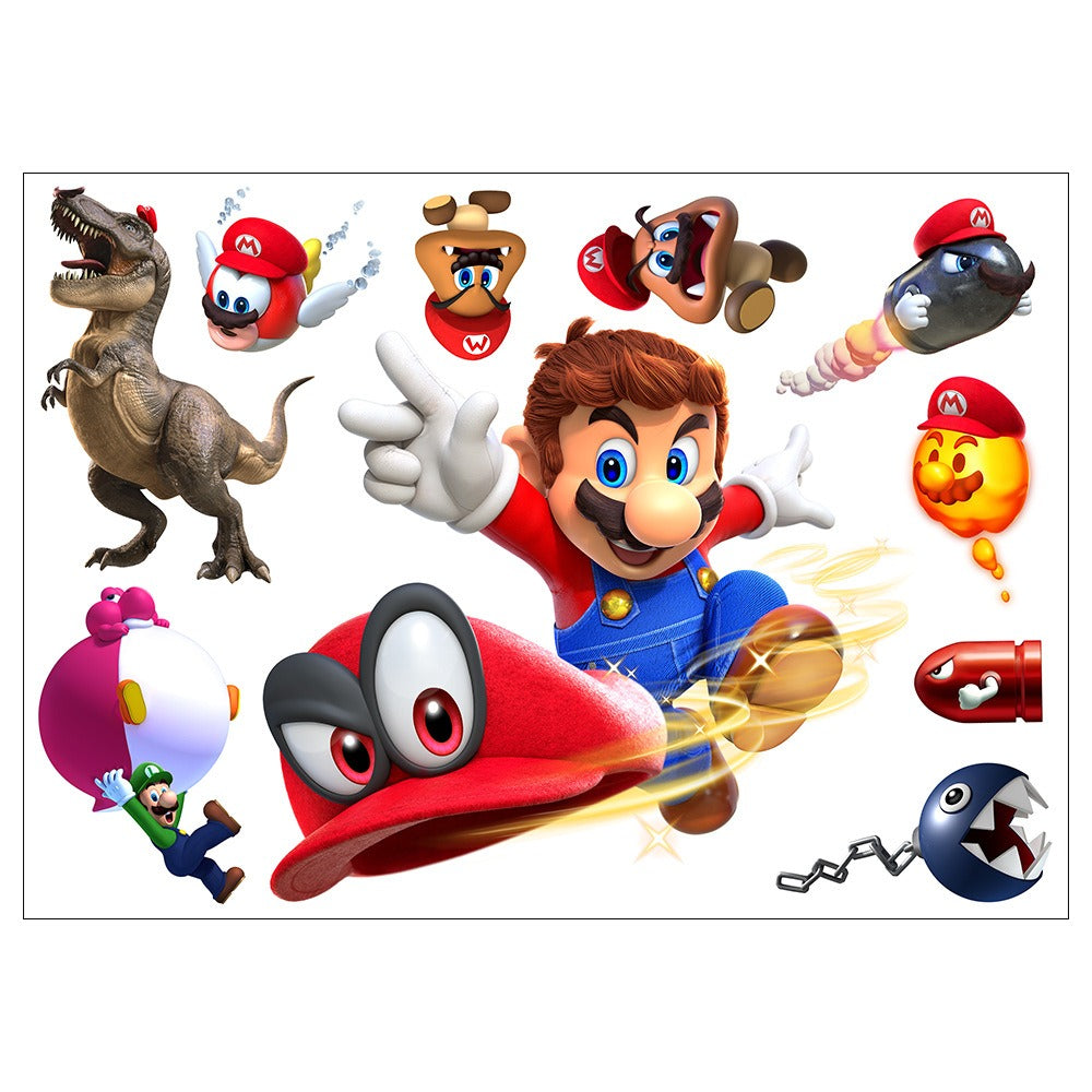 Mario stickers Super Mario stickers Children&