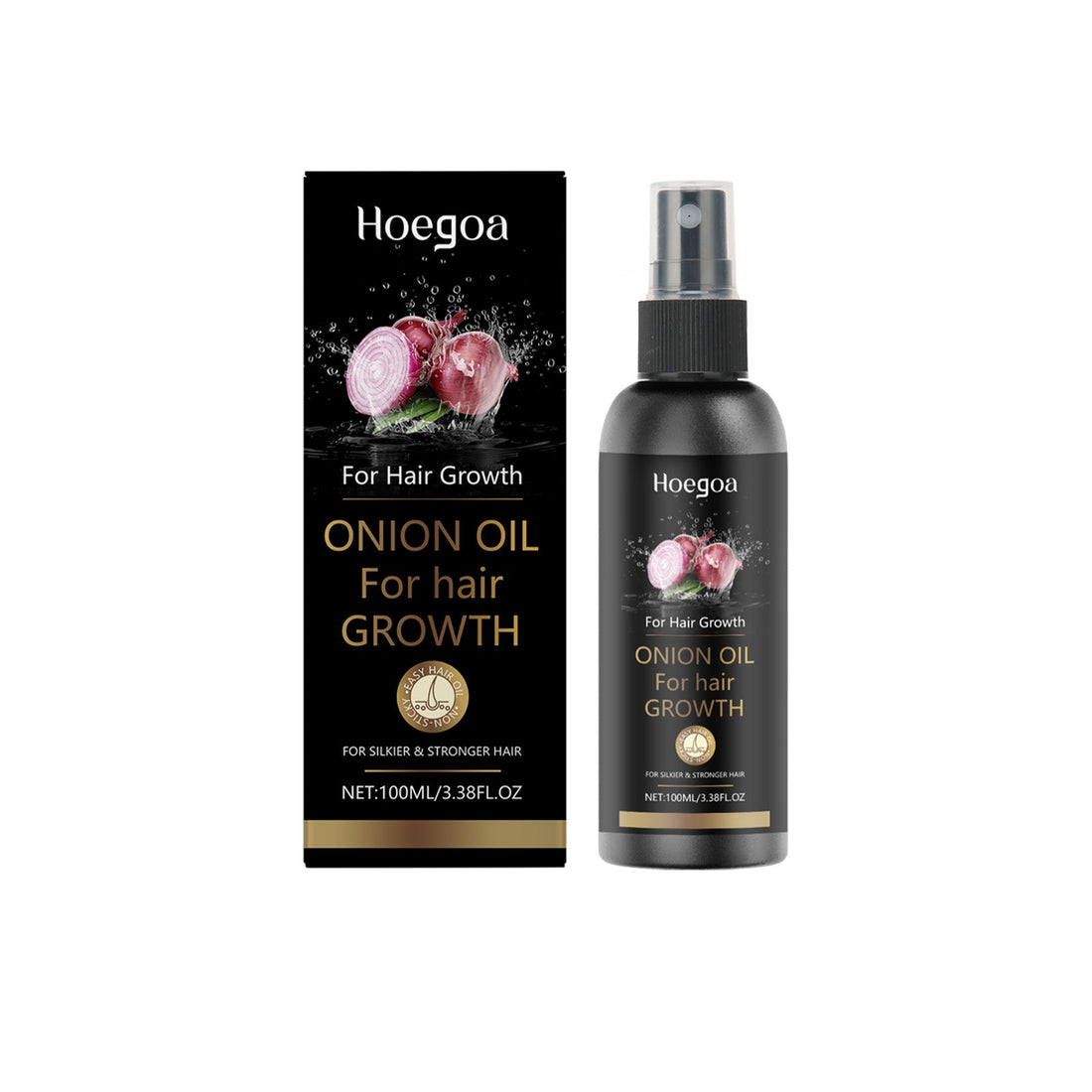 Onion Oil Hair Care Essential Oil Spray Gently Hydrates Hair Follicles Brightening Care Moisturizes And Softens Hair