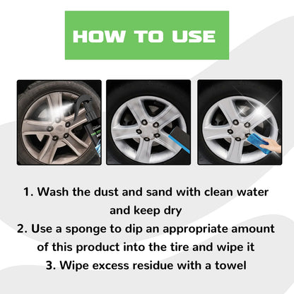 Tire Coating Agent, Automobile Tire Clean Decontamination Anti Aging Renovate Polishing Agent