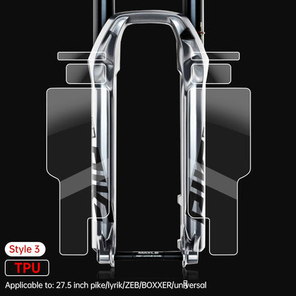 Bike fork protective stickers, mountain bike protective film, scratch-resistant stickers, bicycle fork decals