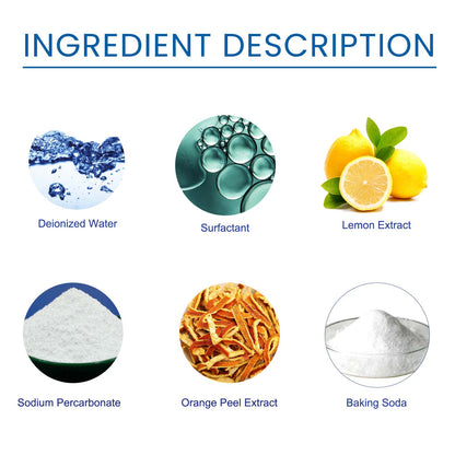 Multi-Purpose Cleaner, Kitchen Bathroom Remover Oil Dirt Stain And Odor Brightening Cleaner