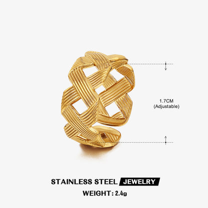 Personalized Trendy Ins Style Adjustable Ring for Women