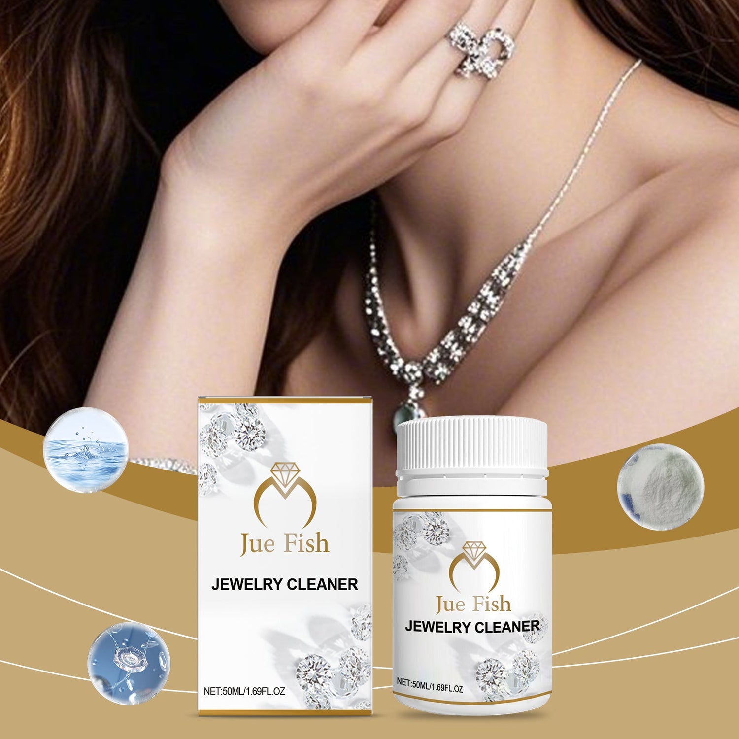 Diamond Jewelry Metal Cleaner
