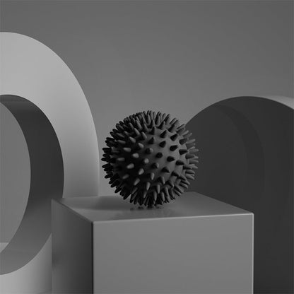 Durable sport massage ball. Spiky design for myofascial release, deep - tissue work, trigger points, muscle recovery &amp; pain reli