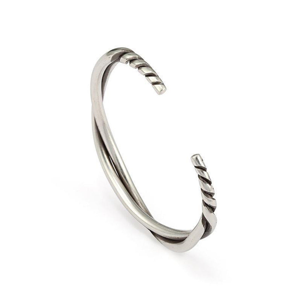 Handmade Twisted Wire Bracelet Men&