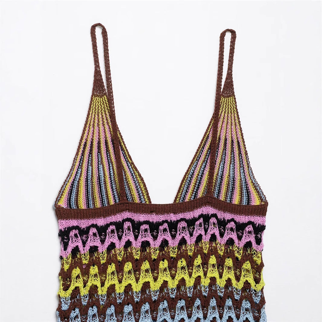 Sexy Backless Knitted DressStyle Fashion Women&