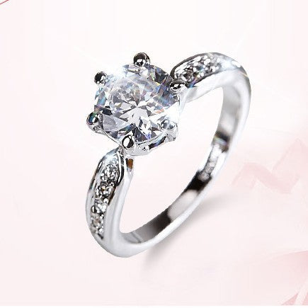 Elegant and luxurious wedding ring, women&