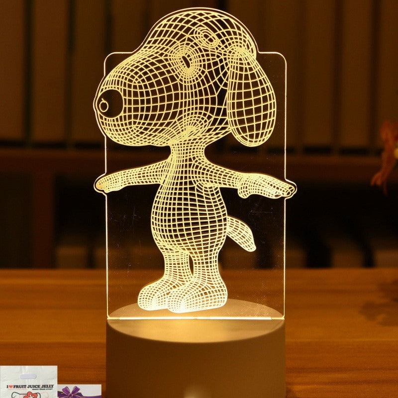 3D Night Light LED Table Light Creative Gift Bedhead Light Small Gift Valentine&