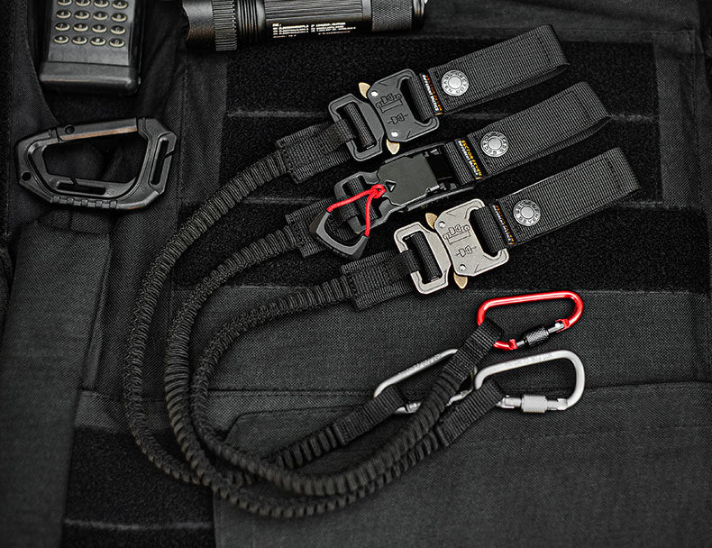 Func. tool rope, equip. tools, phone anti-loss hooks, bag &amp; pant dec. ropes
