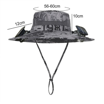 Solar Fan Bucket Hat