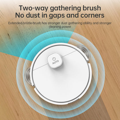**3-in-1 Sweeping Robot: USB Charging, 1000Pa Suction, Auto-Clean for Pet Hair, Carpets &amp; Floors**