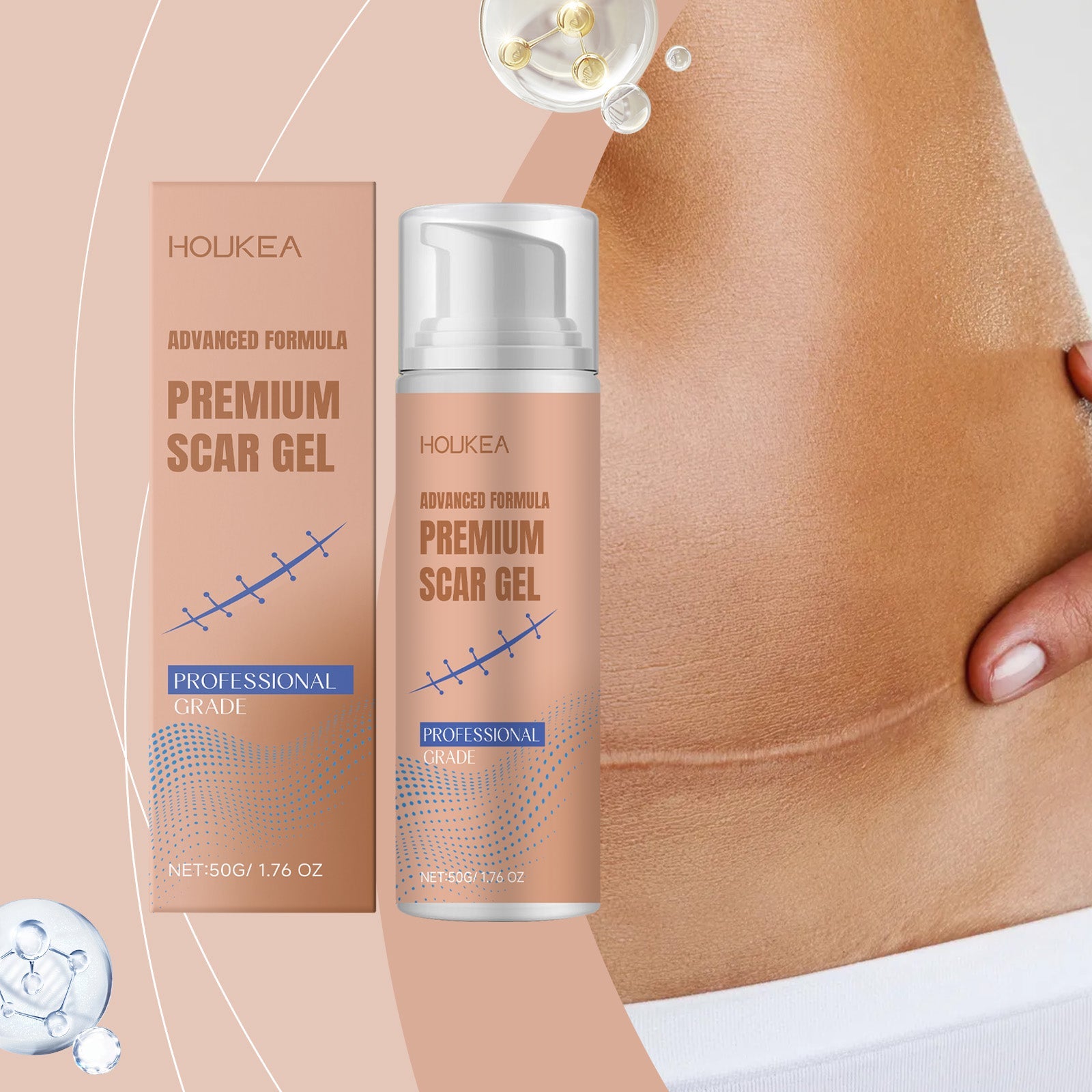 Skin Repair Gel Gentle Moisturizing Multi-Purpose Gel To Reduce Skin Blemishes And Improve Skin Quality