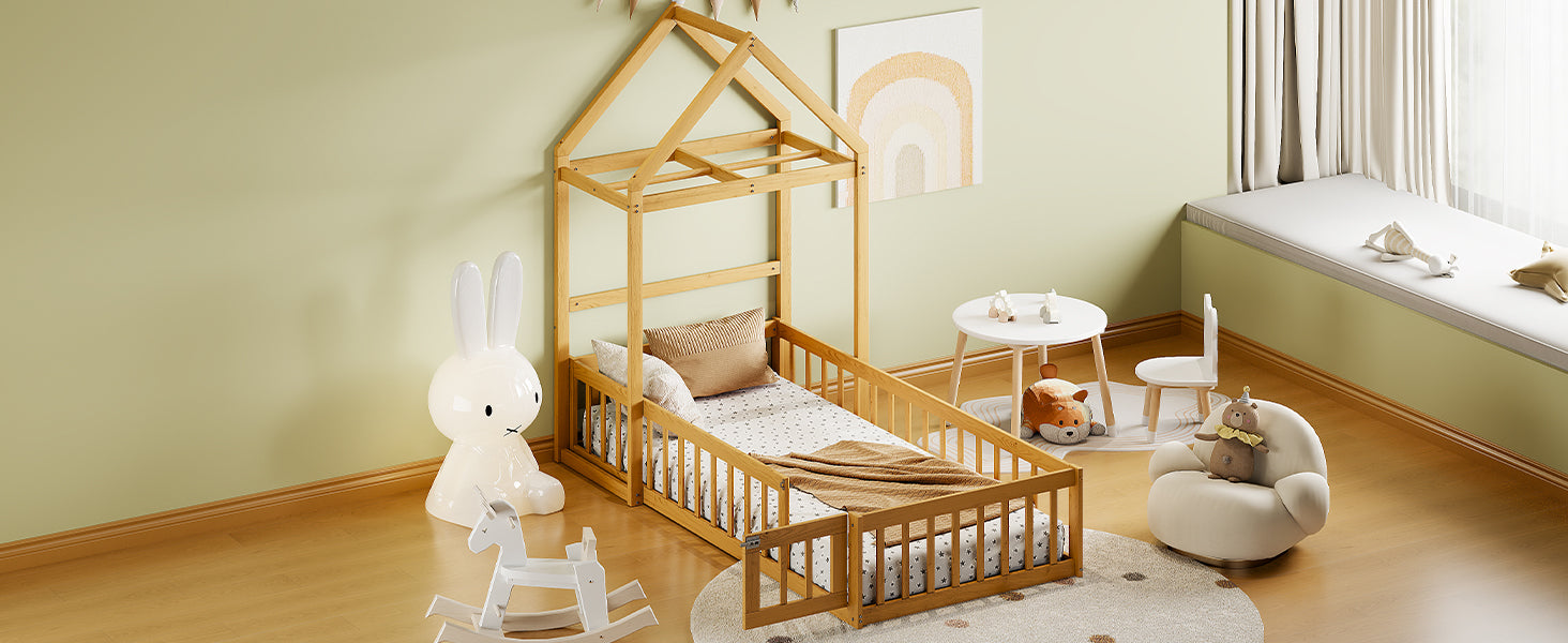 Wooden Twin Size Children&