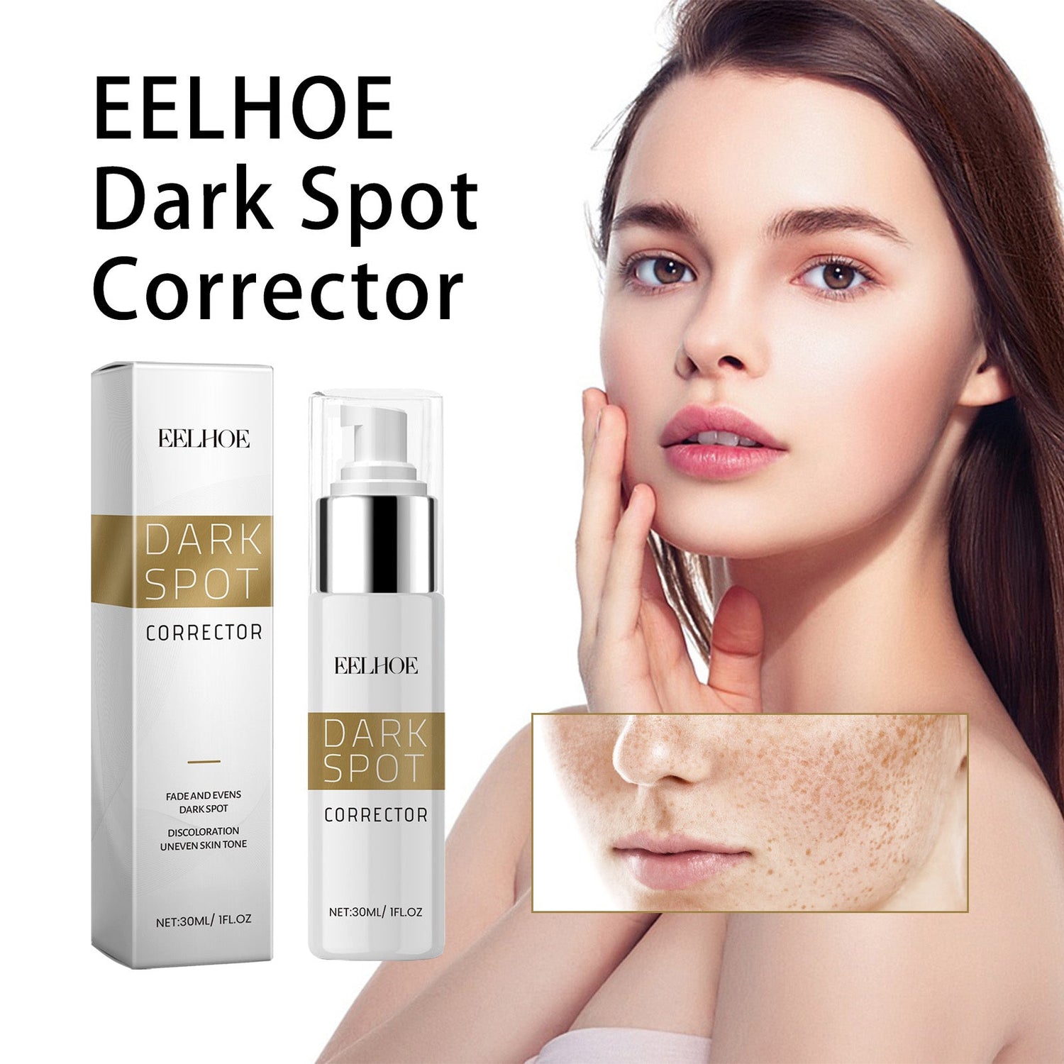 Dark Spot Corrector, Moisturizing And Gently Lightening Uneven Skin Tone Repair Dull Apply Cream