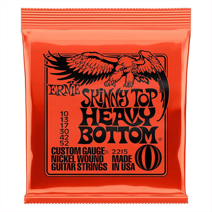 6 sets of Ernie Ball Slinky guitar strings (models 2003, 2215, 2223, 2221, nickel - wound) for electric &amp; acoustic guitars