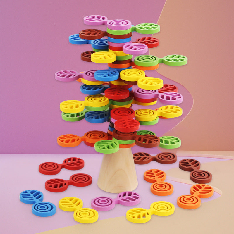 Stacking Tree Balance Building Blocks for Children&