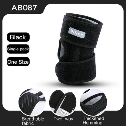 Outdoor fitness soccer bike elbow guard with spring support, breathable pressure fixing protective gear