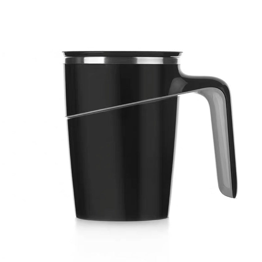 Inner Plastic Outer Steel Belt Handle Stainless Steel Thermos Cup Creative Office Anti-Fall Magic Suction Cup Does Not Pour The Cup