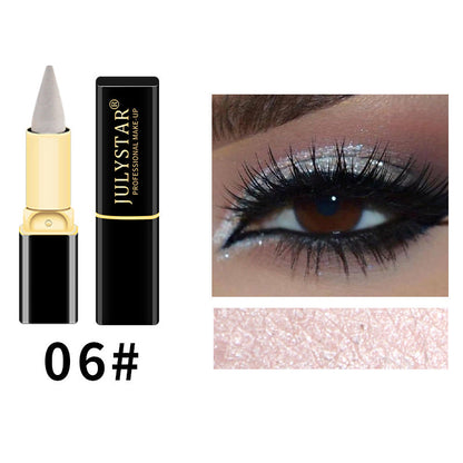 New Colorful Easy Coloring Non Staining Eyeliner Waterproof Non Fading Eyeliner Paste Pen
