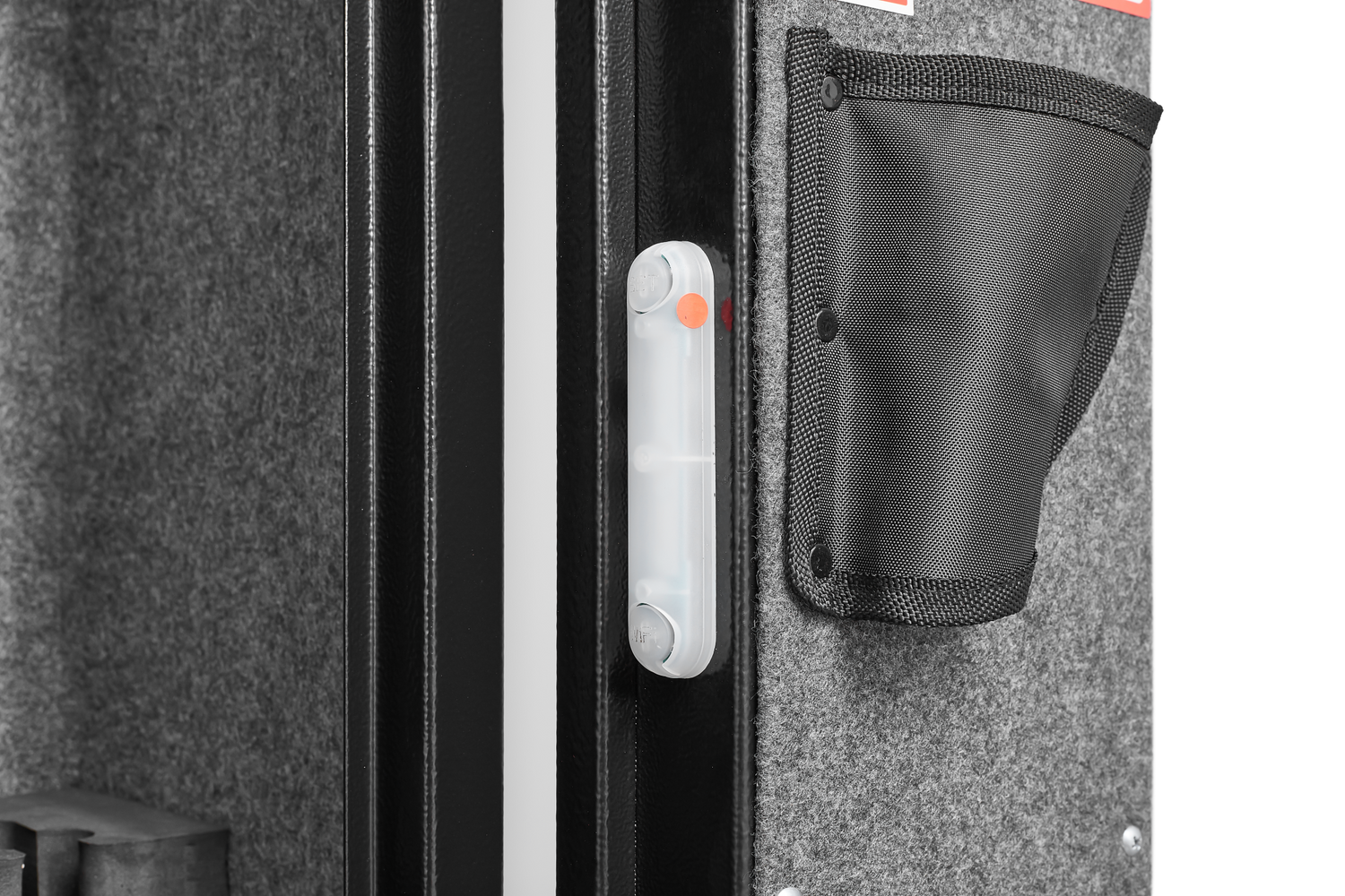 5 gun safes with 3 pistol pockets, quick access biometric adjustable heavy-duty gun rack mounted gun safes