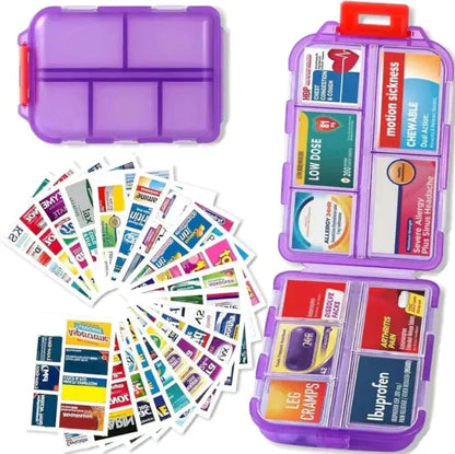 10 Grids Pill Organize Storage