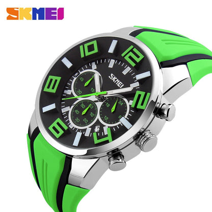 SKMEI 9128 Watches Men Luxury Brand Chronograph Men Sports Watches Waterproof Male Clock Quartz Men&