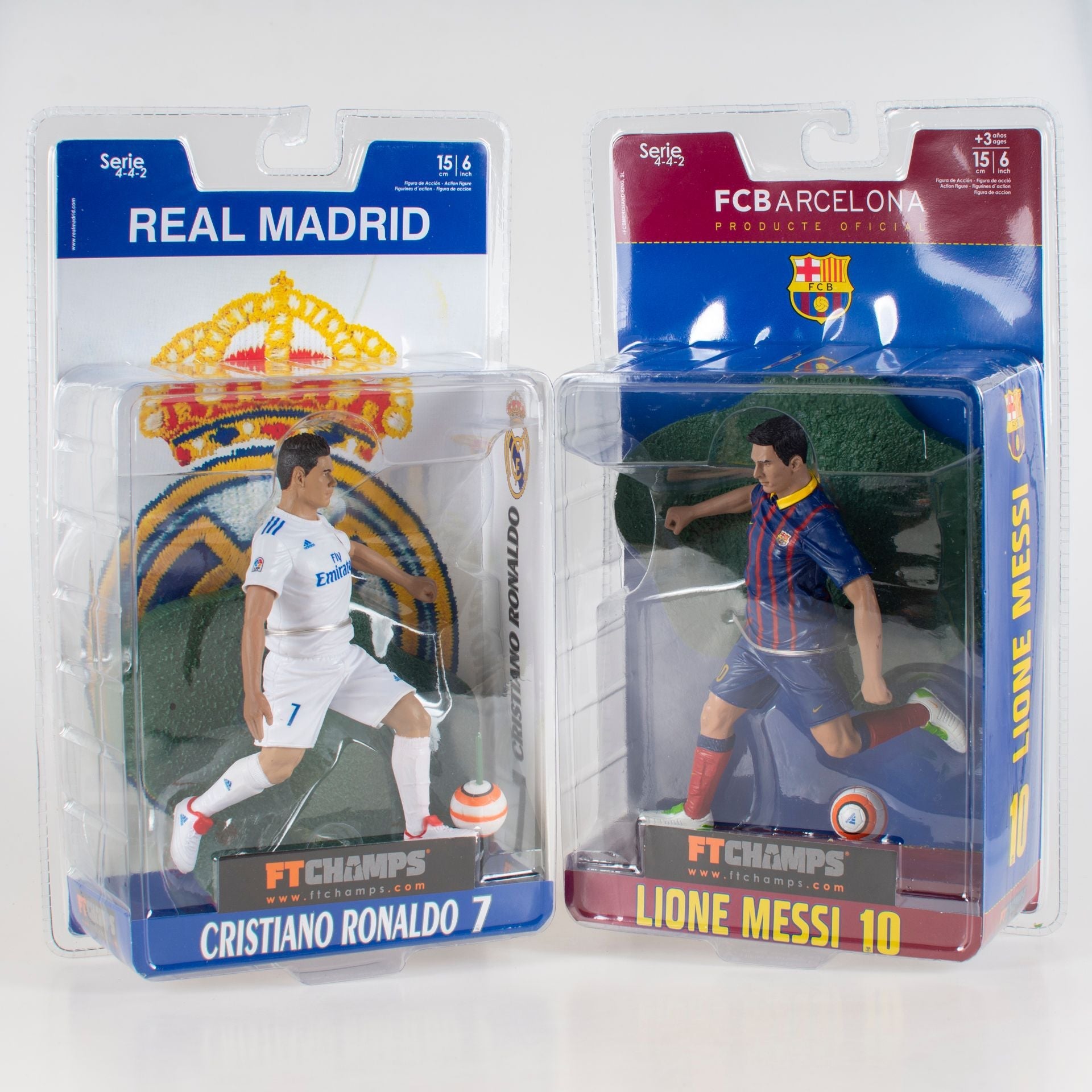 Ronaldo Messi Football Figurine