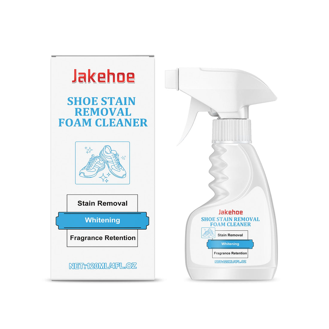 Shoe Decontamination Foam Cleaner Small White Shoes Gentle Clean Yellow Edge Stain Shoe Cleaner