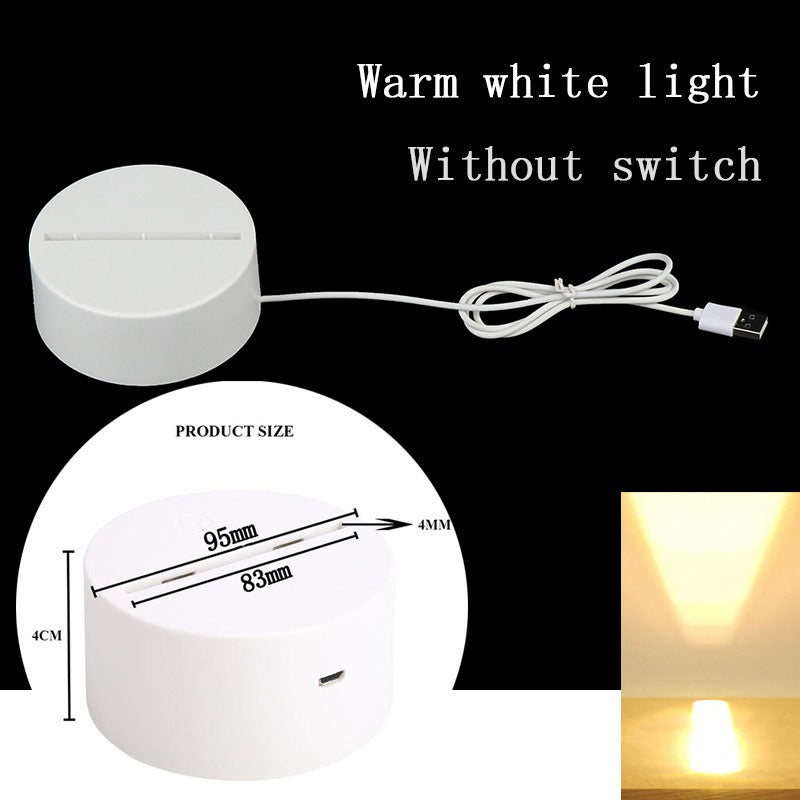 3D Night Light LED Table Light Creative Gift Bedhead Light Small Gift Valentine&