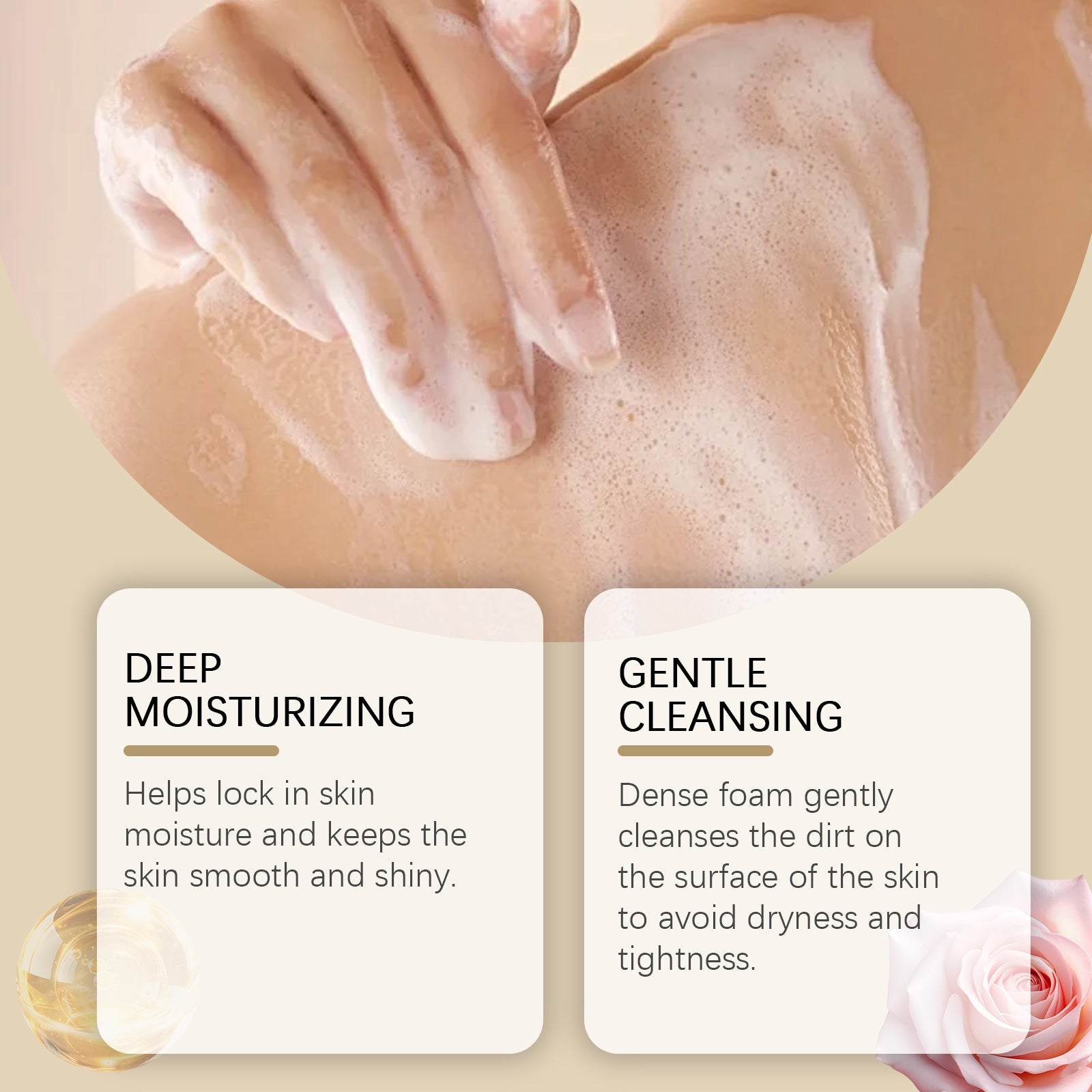 Moisturizing Body Wash Moisturizes Skin, Moisturizes Skin, Moisturizes Skin, Is Mild, Fresh And Charming