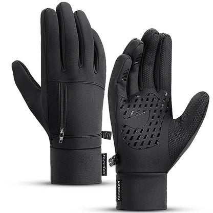 Outdoor warm cold windproof riding gloves touch screen windproof and anti-skid women&