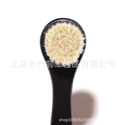 Baby hair comb round head beech wood baby bath brush children&