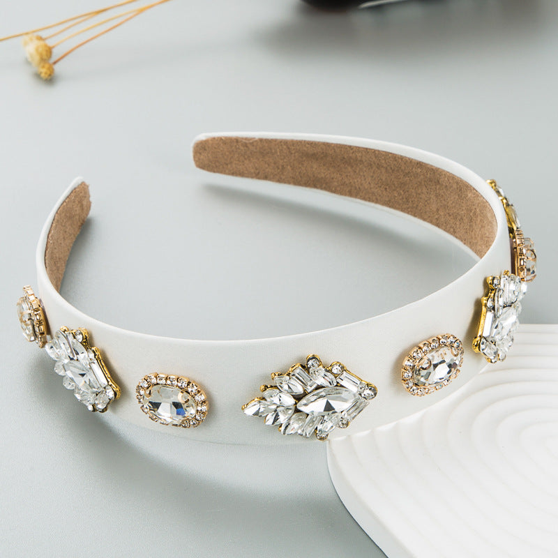 New Ins Fashionable Retro Baroque Headband South Korean High Sense Hair Accessories Face Wash Headwear