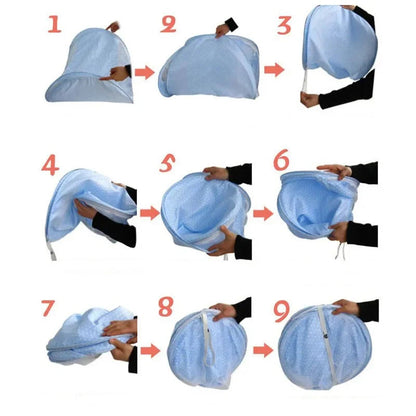 Folding mosquito net with sleeping pad pillow mosquito net bed three piece set music 0-3 year old children&