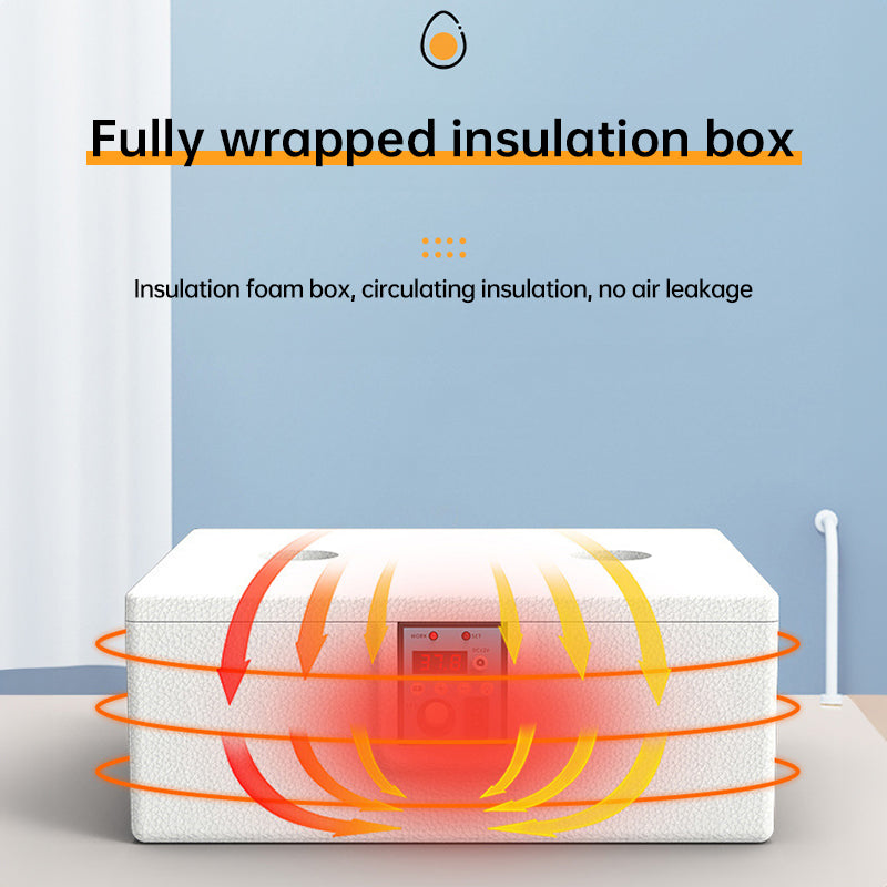24 - hr Thermostatic Small Poultry Incubator. Biomimetic Waterbed. Auto &amp; Smart. For Chick, Duck &amp; Goose Eggs
