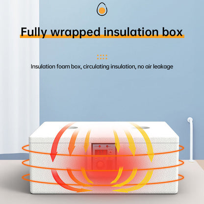 24 - hr Thermostatic Small Poultry Incubator. Biomimetic Waterbed. Auto &amp; Smart. For Chick, Duck &amp; Goose Eggs