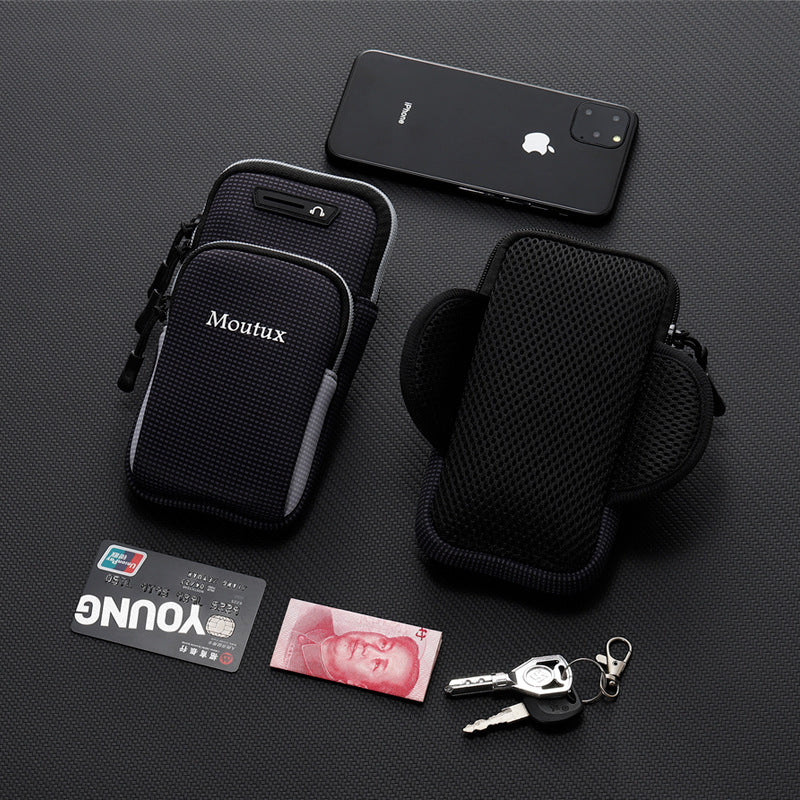 Running phone arm bag men&
