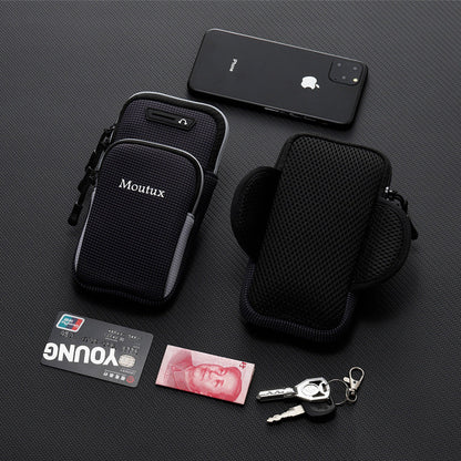 Running phone arm bag men&