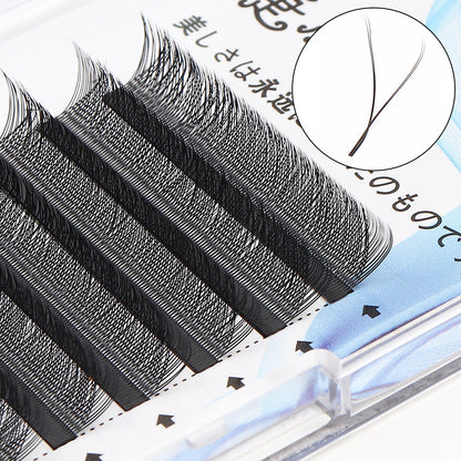 Weaving baby curved false eyelashes flowering planting eyelashes Y-shaped grafting false eyelashes