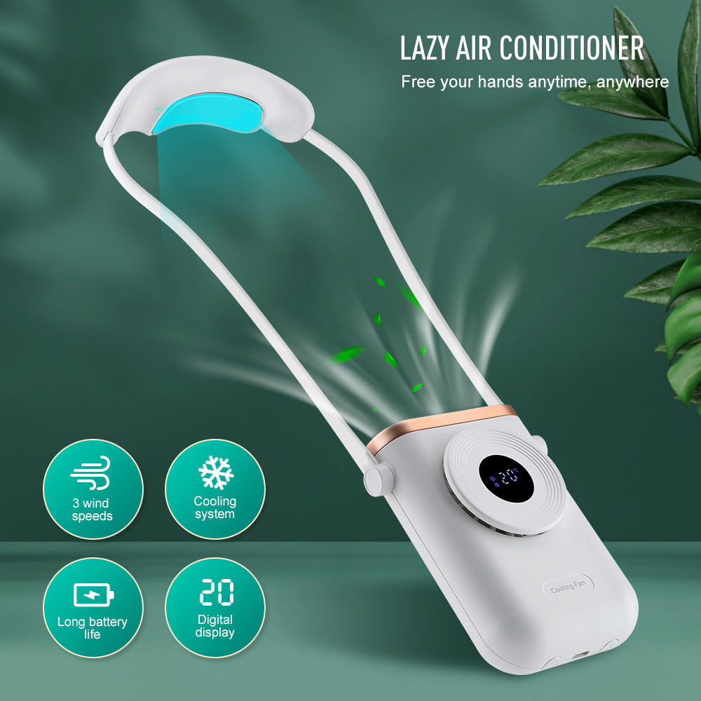 Neck Hanging Bladeless Fan