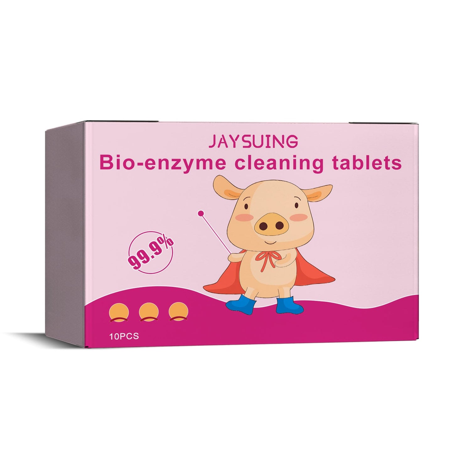 Bioenzyme Explosion Salt Effervescent Tablets, Cleaning Clothing Yellow Stubborn Stains Coffee Stains Cleaning Tablets