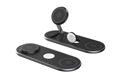 Foldable wireless convenient 3-in-1 magnetic wireless fast charging suitable for Apple 3-in-1 wireless charging