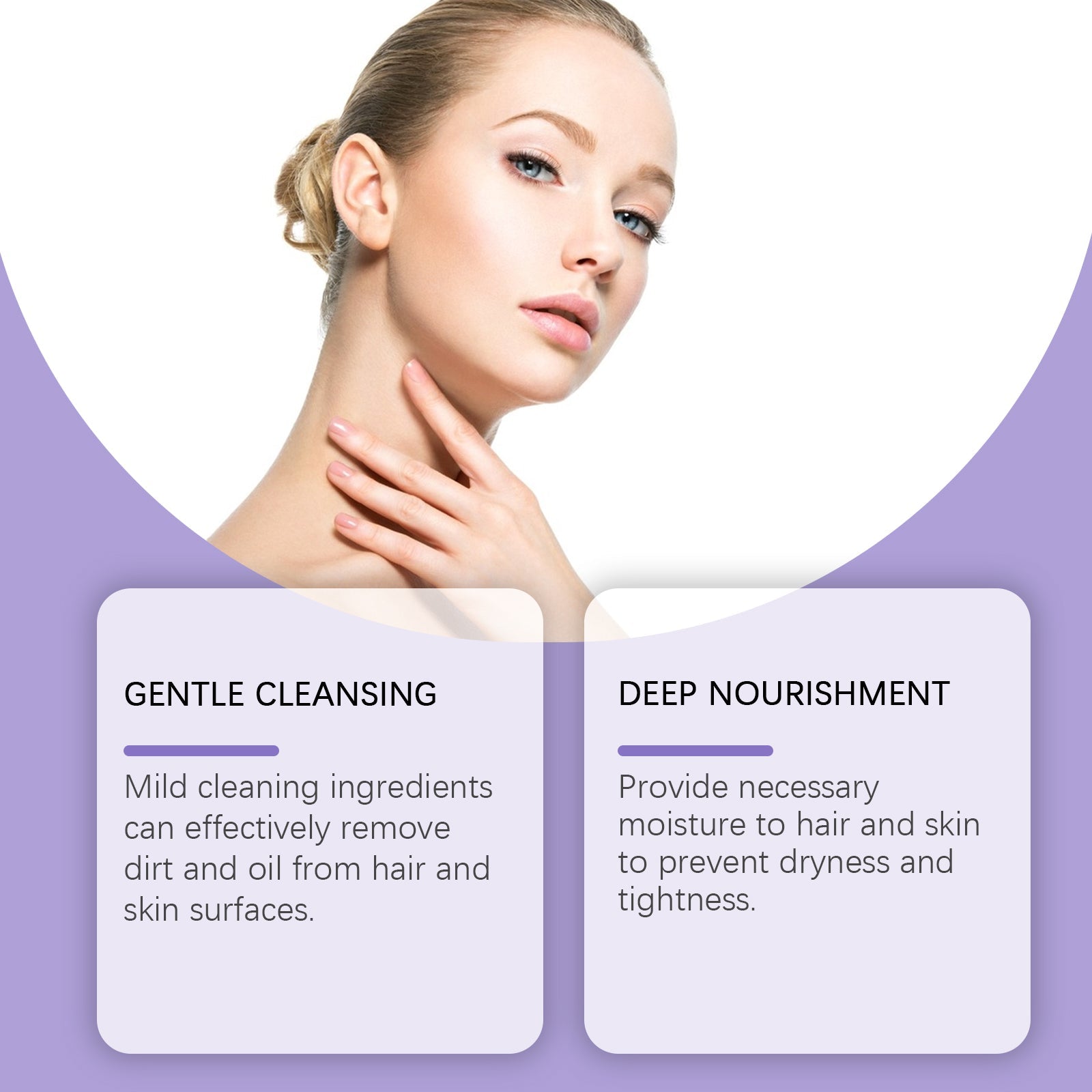 Lavender Shampoo &amp; Shower Set Gently Cleans And Moisturizes Body, Skin And Scalp