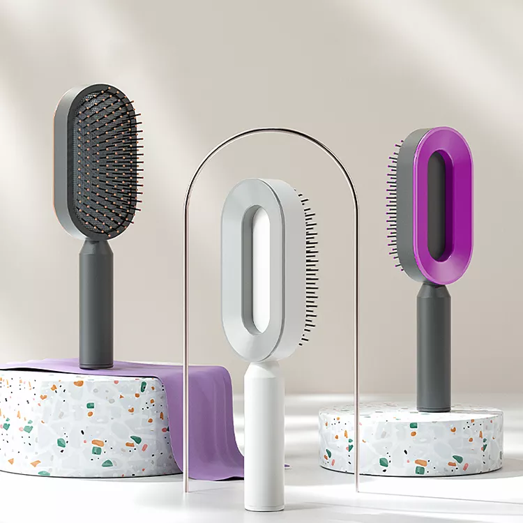 Upgraded Press Type Cleaning Design Air Cushion Comb For Women&