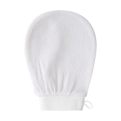 Medium fine sand, viscose fiber, silk like scrub gloves, shower towels, and special scrub mud that does not harm the skin